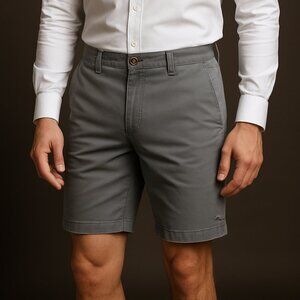 Tommy Bahama Gray Cotton Stretch Shorts - Size 34